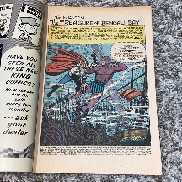 VINTAGE 1966-67 THE PHANTOM Silver Age Comic Lot Of 3ea #19-21 - Picture 7 of 11